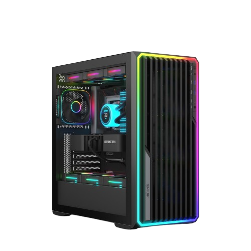 Ant Esports Mesh X360 Mid Tower Cabinet - Black...