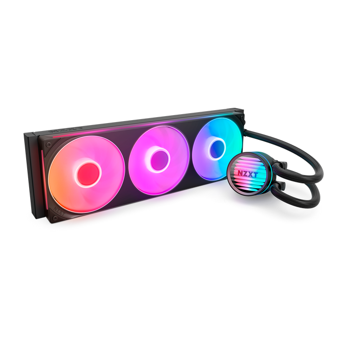 NZXT Kraken Core 360 RGB AIO Liquid Cooler - Black...