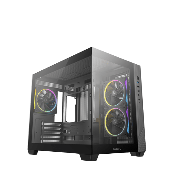 Deepcool CG330 3F m-ATX Cabinet - Black...