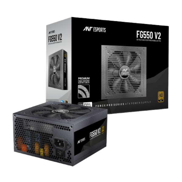 Ant Esports FG550 V2 80+ Gold Fully Modular Power ...