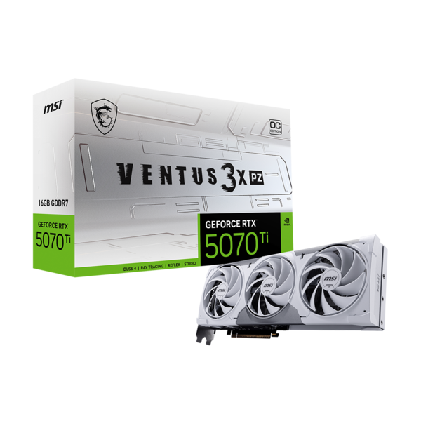 MSI GeForce RTX 5070 Ti Ventus 3X PZ OC 16GB...