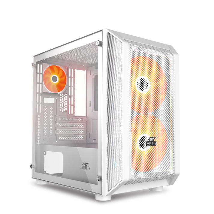 Buy Corsair iCUE 4000X RGB Tempered Glass Mid-Tower ATX Case - White online  Worldwide 