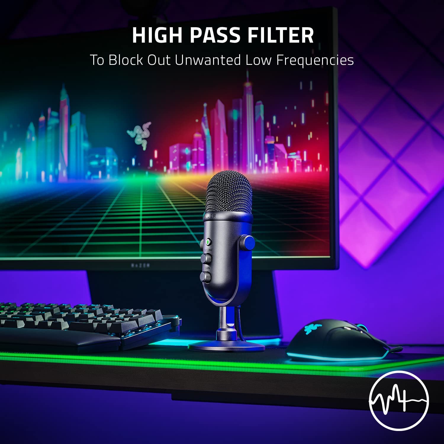 Razer Seiren Mini USB Streaming Microphone – Black – Game Hub